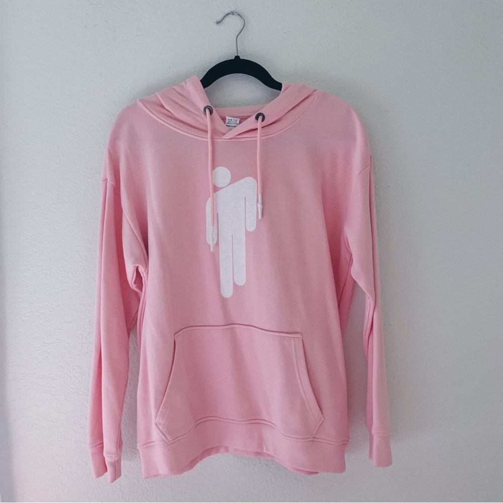 ❌SOLD❌Billie Eilish pink blohsh hoodie